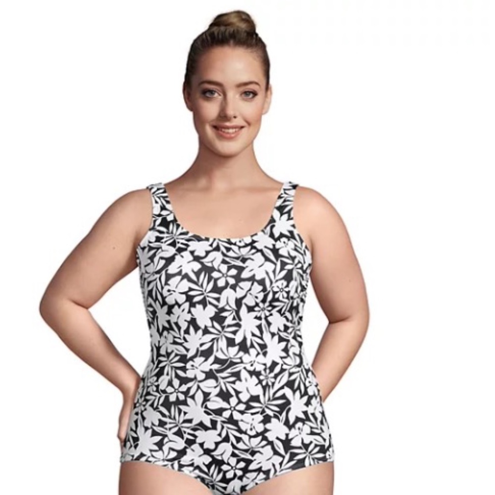 Lands End Sporty Swim Suit